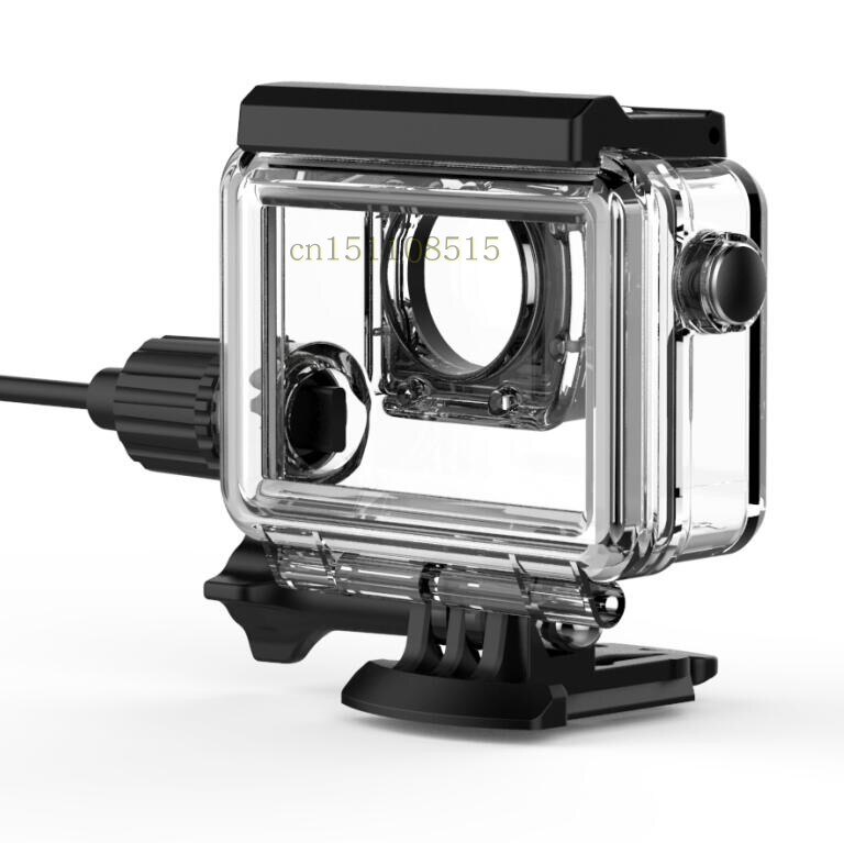 Originele Sjcam Motorfiets Waterdichte Case Voor Sjcam SJ8 Pro/Plus/Air Opladen Behuizing Actie Camera Bescherm Frame Charger doos