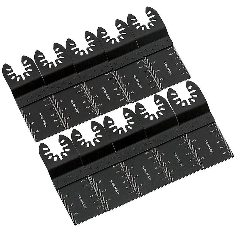 10 Pcs Hout Snijden Zaagblad Oscillerende Kit Multi Tool Voor Dremel Fein Multimaster Makita Mix Multitool Bladen Set (10 P