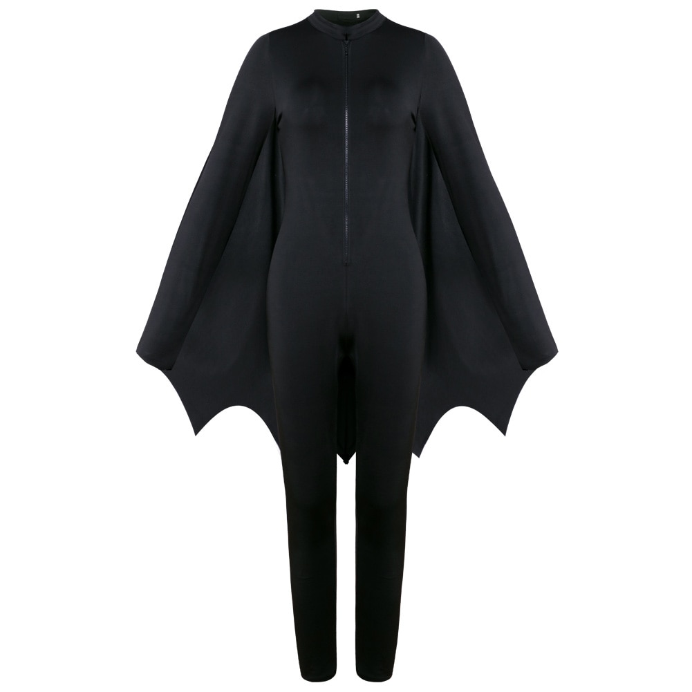 Las mujeres de Halloween Disfraces aterradores murciélagos disfraces de fantasmas de disfraces señoras sólidos sueltos ropa nueva O30