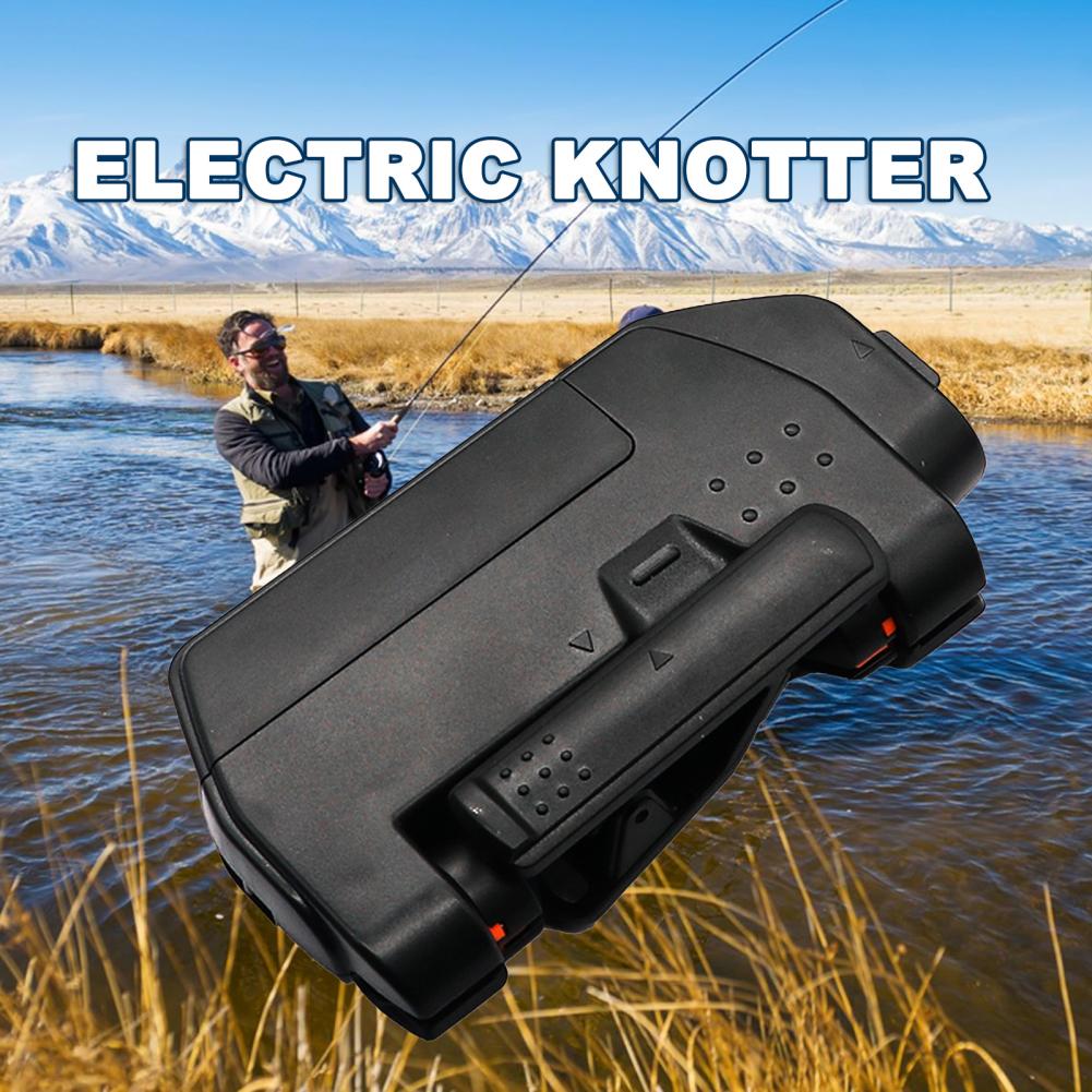 Elektrische Knoper Automatische Snel Knopen Abs Lijn Knoper Vishaak Tier Koppelverkoop Tool Visserij Accessoires