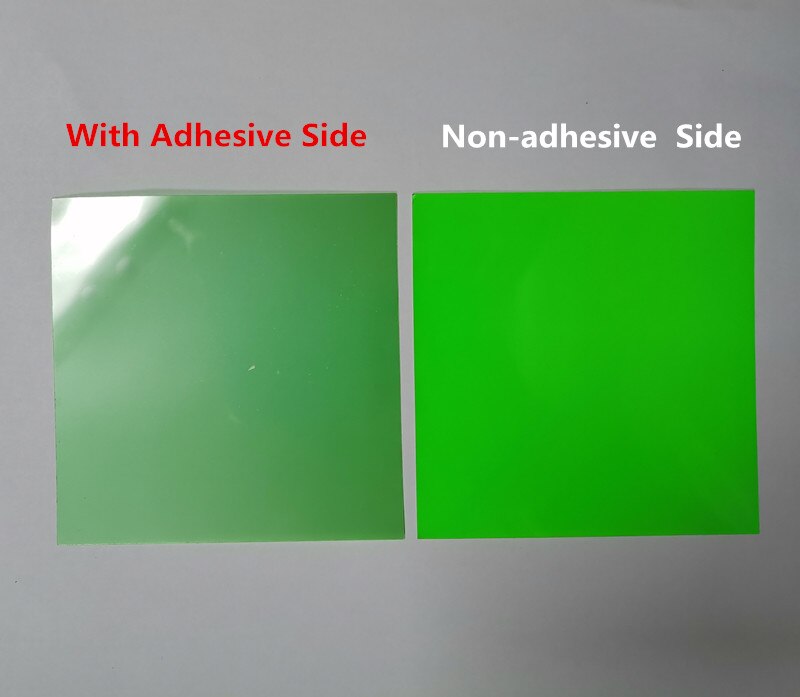 2pcs 20×20CM Color Polarization Linear Polarizing Film Sheets,Polarized Lens Polar Optical Filters With Adhesive for G-Shock LCD: Green Color