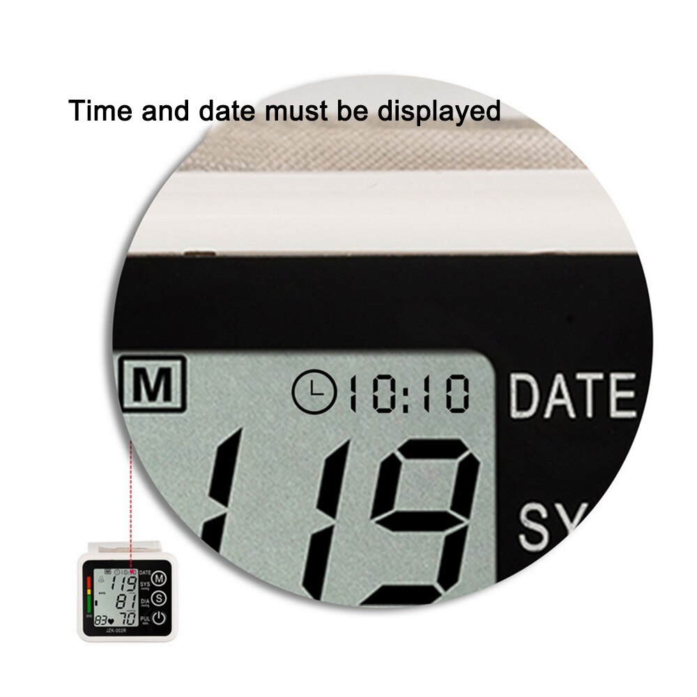Automatic Digital Sphygmomanometer Electronic Accurate Smart English Voice Arm Blood Pressure Monitor Tonometer