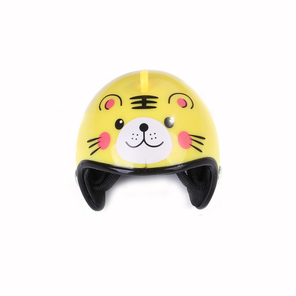2 Stuks Pet Kip Helm Leuke Grappige Veiligheid Papegaaien Helm Bescherming Kleine Gevogelte Papegaai Helm Kippenhok Hoofd Decoratie: 2Pcstiger