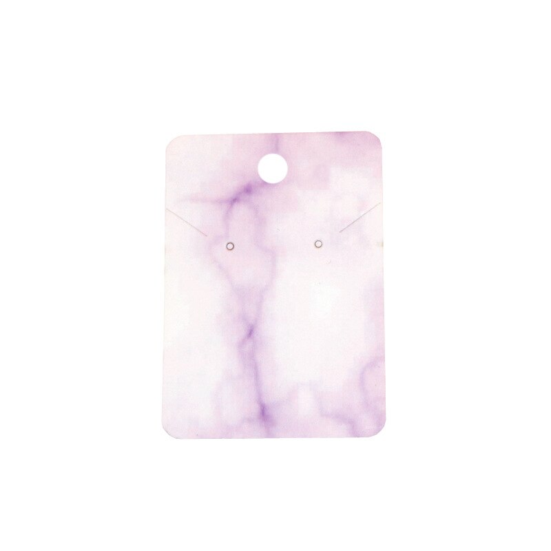 50/100pCS 5*7CM Earring Cards Paperboard Jewelry Counter Cardboard For Earrings Packaging Necklaces Jewelry Display Label: E / 100PCS