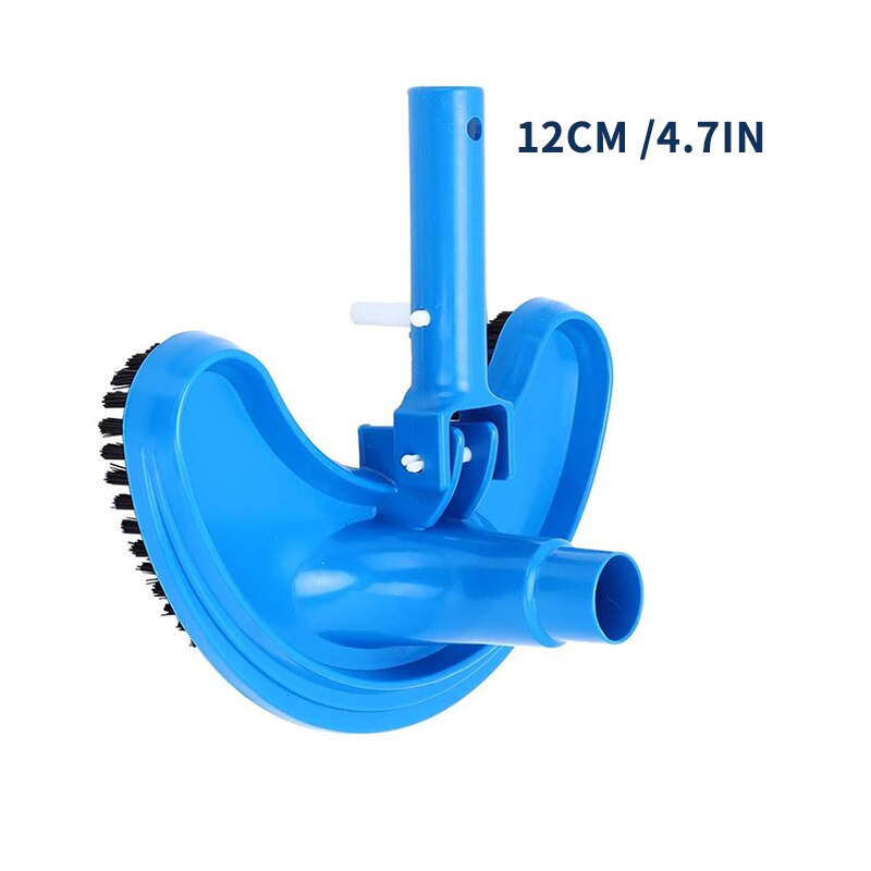 Vacuum Head Brush Cleaner Pool Suction Head Brush Cleaner Half Moon Flexible Swimming Pool cleaning tool Curved Vacuum Head