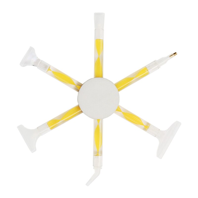 Multi-Placer Diamond Art Painting Pen Point Drill Pen Nail Point Pen for DIY Nail Crafts Sewing Handicrafts: Plastic-Y