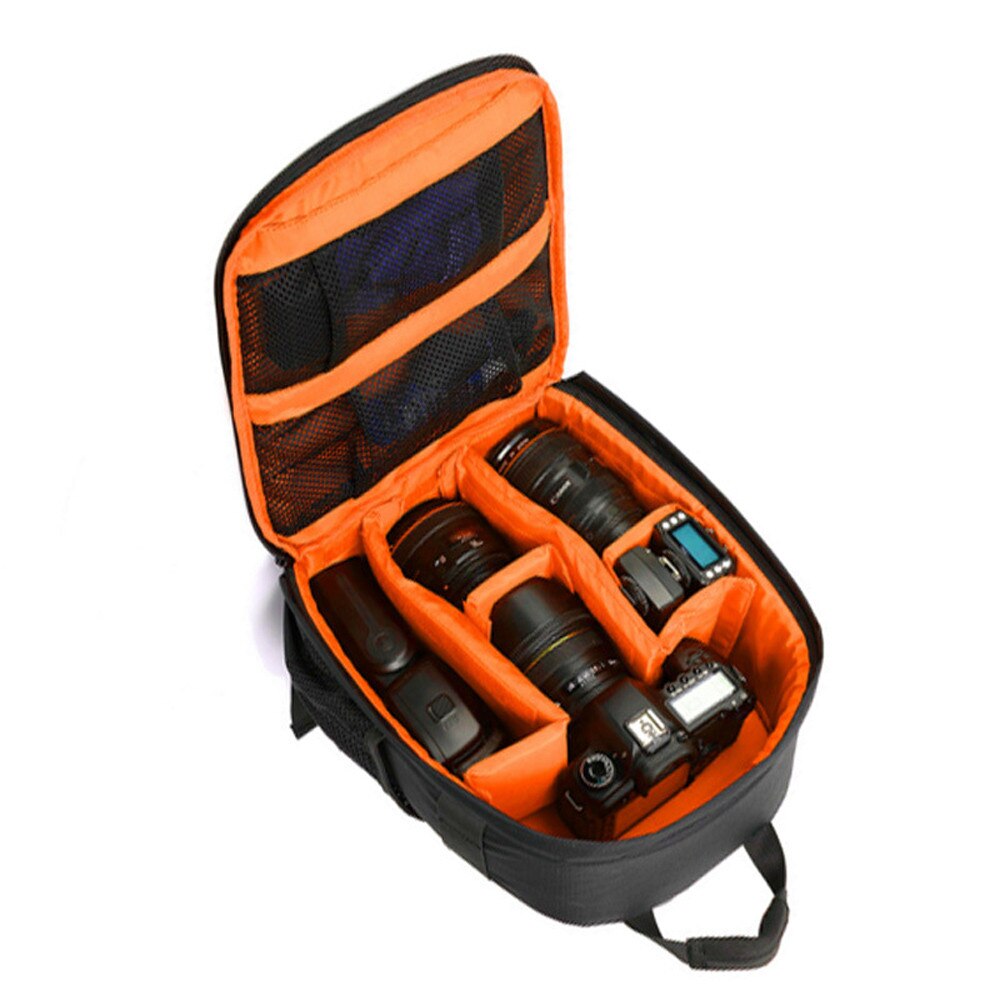 Huwang Camera Tas Digitale Dslr Tas Waterdicht Schokbestendig Ademend Camera Rugzak Voor Nikon Canon Sony Kleine Video Foto Tas: OR
