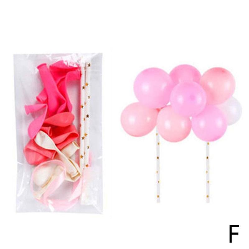 5 Inch Transparant Confetti Lovertjes Ballon Cloud Insert Tafel Card Decoratie Dessert Z1D3: F