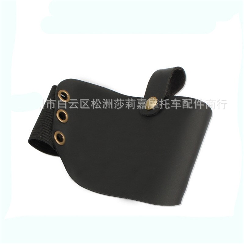 Retro moto sko pad skyddande klassisk del motorcykel stövlar skydd vintage brun protector café racer motorcykel tillbehör
