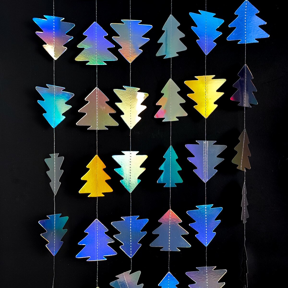 Star Banner Garland Paper Stars Streamer Glitter Bunting Birthday Wedding Party Decorations Kids Room Decor Baby Shower Supplies: 6