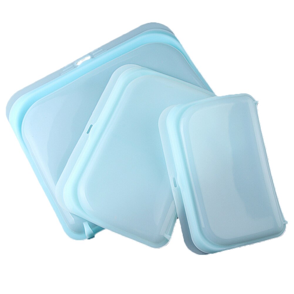 Silicone fresh-keeping bag Food Grade Freezing High Tightness Fruit Vegetable Packaging Refrigerator Food Storage Bag 1 Pc: C / M