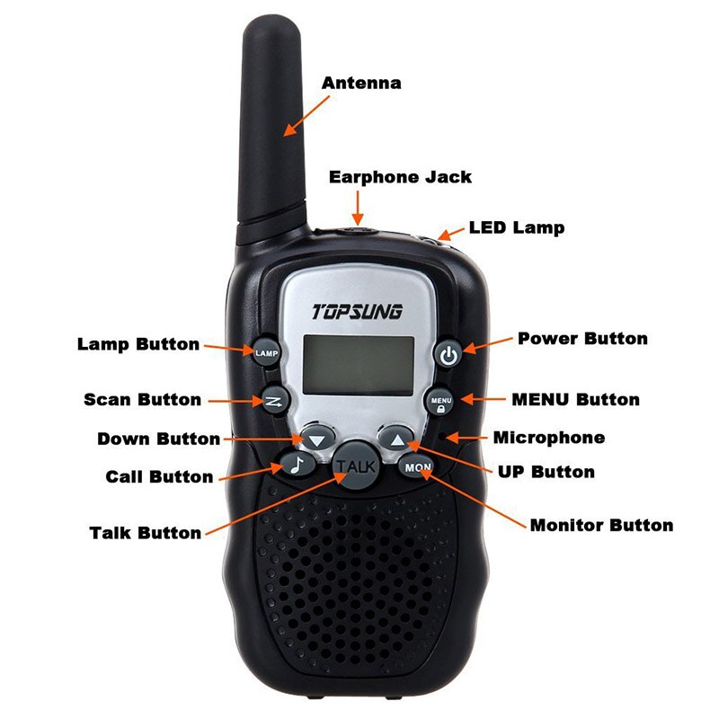 Generatie 99 prive code paar walkie talkie t388 radio lopen praten PMR446 radio's of FRS/GMRS 2- manier radio zaklamp