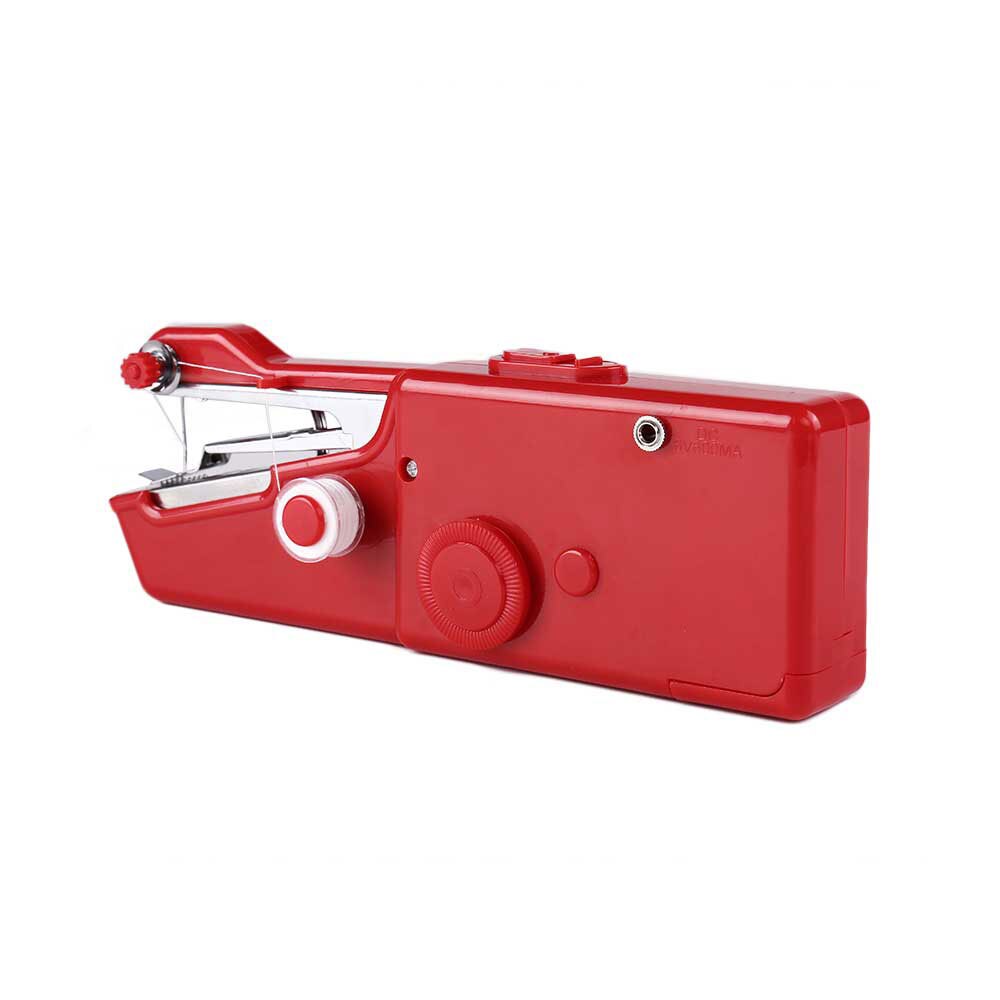 INNE Portable Mini Hand Sewing Machine Household Electric Quick Repair Clothes Straight Stitch Needlework Tool DIY Accessories