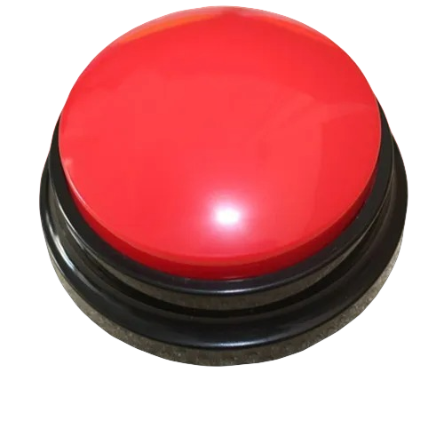 Dog Communication Buttons Voice Recording Button for Pet Training Buzzer 30 Second Record Playback Funny for Talking Pet: Red