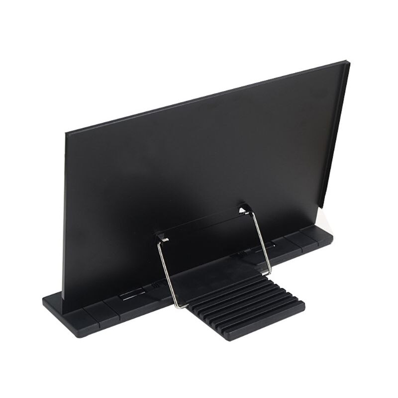 Book Stand Frame Desk Reading Holder with 7 Tilt Adjustable Grooves Bookends 77HA