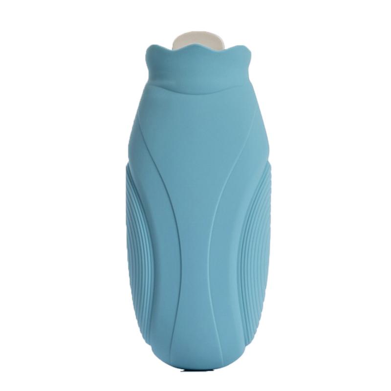 Bouteille d'eau chaude en Silicone | Chauffe-mains pour micro-ondes, résistant aux fissures, bouteille chaude: F