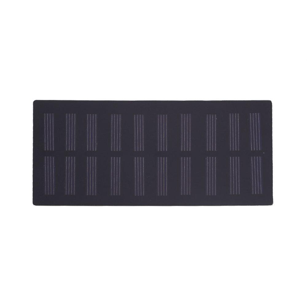 1W 5V 2000mAh 132x63mm Polycrystalline Silicon Solar Panels Battery Charger DIY Outdoor Charging