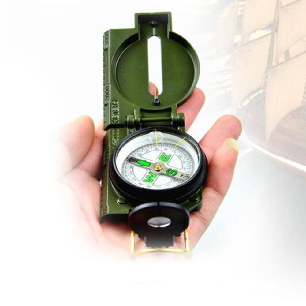 Outdoor Camping Compass Travel Portable Carabiner Map Tool Metal Multifunction Compass Pocket Outdoor Compass Emergency Tool
