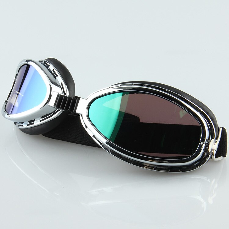 Motorcross Goggles Ski Snowboard Goggles Voor Harley Fietsen Outdoor Zonnebril Motorhelm Transparante Glazen Accessoires: Colorful