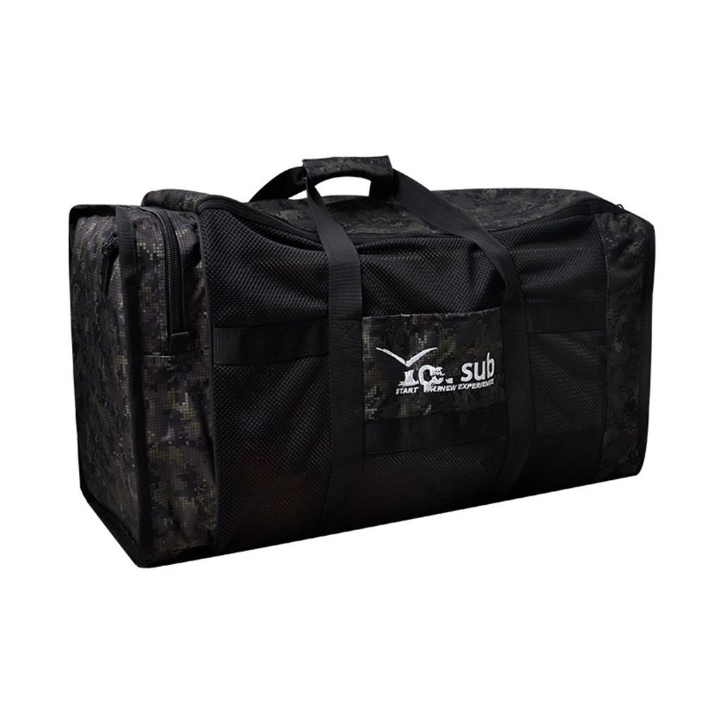 Fly Fishing Wader Bag Fish Diving Sports Chest Waders Wading Boots Shoes Storage Fisher Accessories Clothes Tools Hand Net Bag: black camo