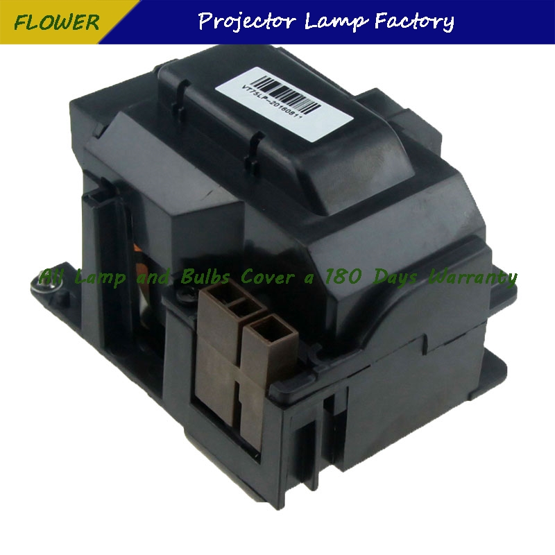 VT75LP For NEC LT280,LT375,LT380,LT380G,VT470 Replacement Projector Lamp with housing