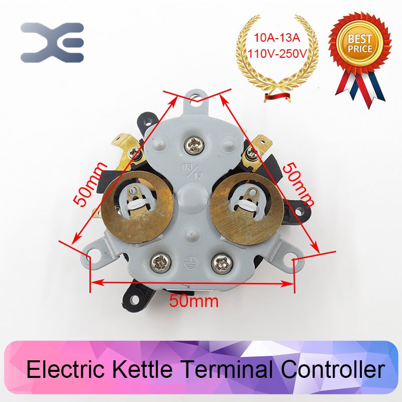 NC Terminal Regler Neue Wasserkocher Thermostat Unbenutzt Ersatzteile für Elektrische Wasserkocher EK1706 T125 13A 110-250V Kostenloser