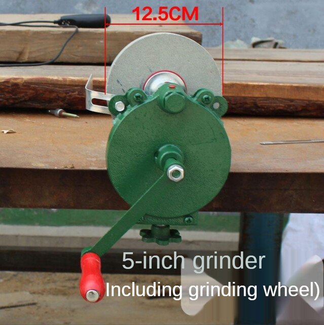 Affûteur de couteaux 5 &quot;/6&quot;, broyeur manuel, pierre à aiguiser, support, couteau pivotant, Machine à polir, outil d&#39;affûtage de couteaux: 5 inch