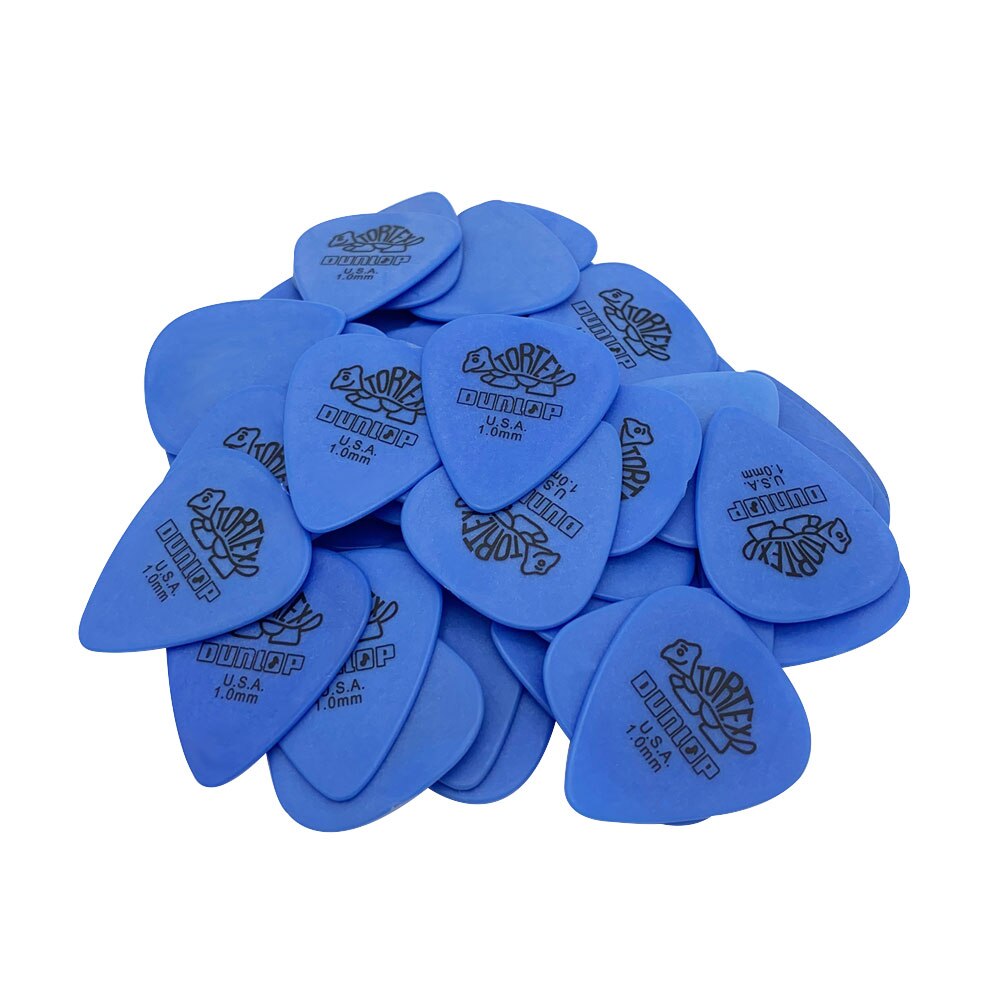 50 pièces médiator basse Dunlop Tortex pour guitare électrique acoustique épaisseur. 50 .60 .73 .88 1.0 1.14mm: 50PCS 1.0 mm