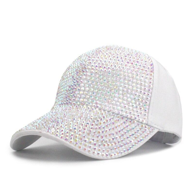 Gorra de béisbol con diamantes de imitación para niña y niño, gorro de béisbol colorido con diamantes de imitación, Snapback para niño y bebé de 3 a 8 años: B