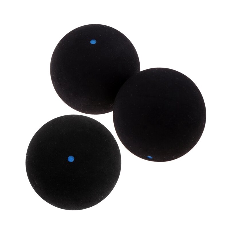 Squash Ball Blue Dot Fast Speed Sports Rubber Balls Player Competition Squash(3 Pcs)