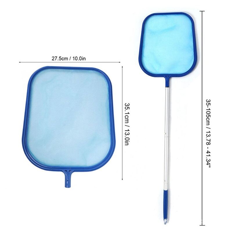 Swimming Pool Maintenance Cleaner Tool Kit Hand Held Water Vacuum Skimmer Kit P31E