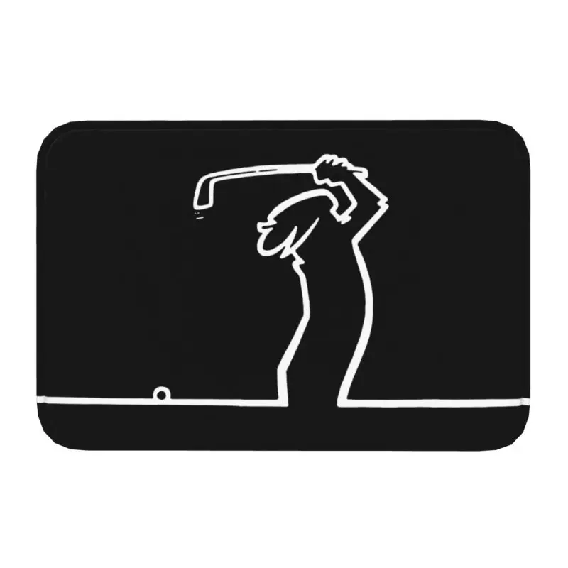 La Linea Golf Fuß matt Anti-Rutsch-Schlecht Küchen matt Wohnzimmer Boden tür Eingang Teppich Teppich: Weiß