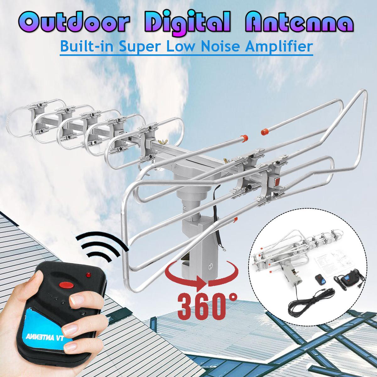 360 Degree HD Digital Outdoor TV Antenna For Full VHF/UHF/DTV/HDTV/FM High Gain Strong Signal Outdoor TV Antenna