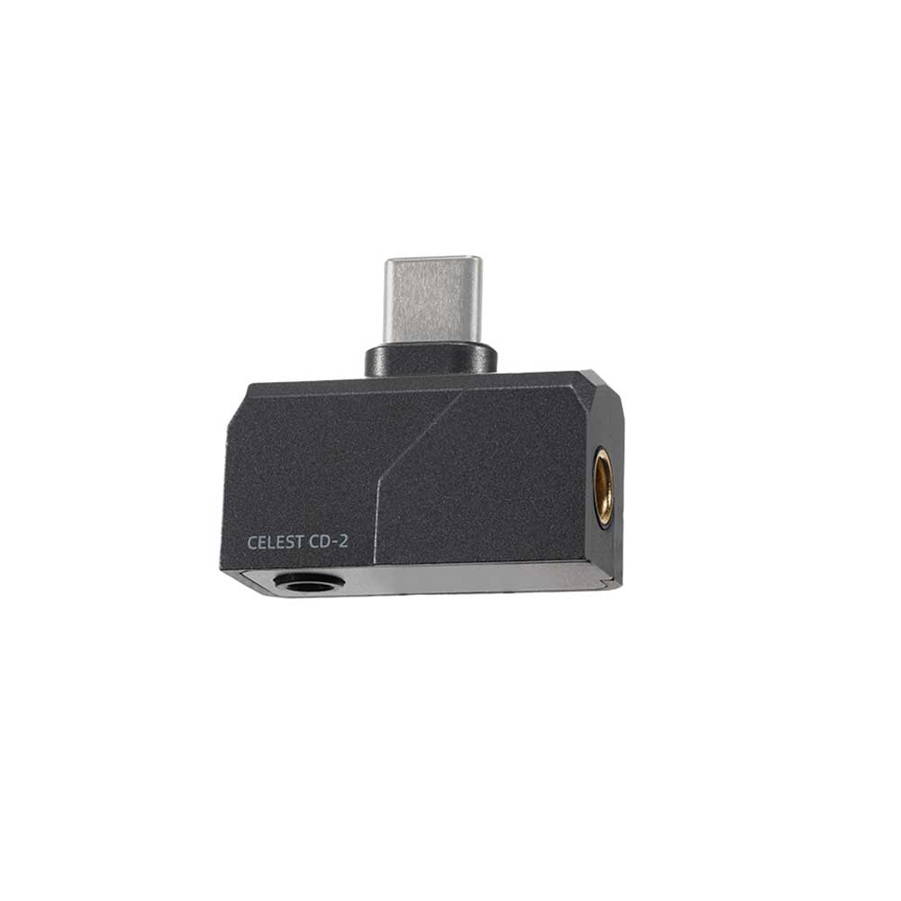 Celest CD-2 Draagbare DAC Type-C naar 3,5 mm 4,4 mm Audio HiFi Koptelefoon Decoder Hoofdtelefoonversterker voor Android iOS Mac Win10: Rood