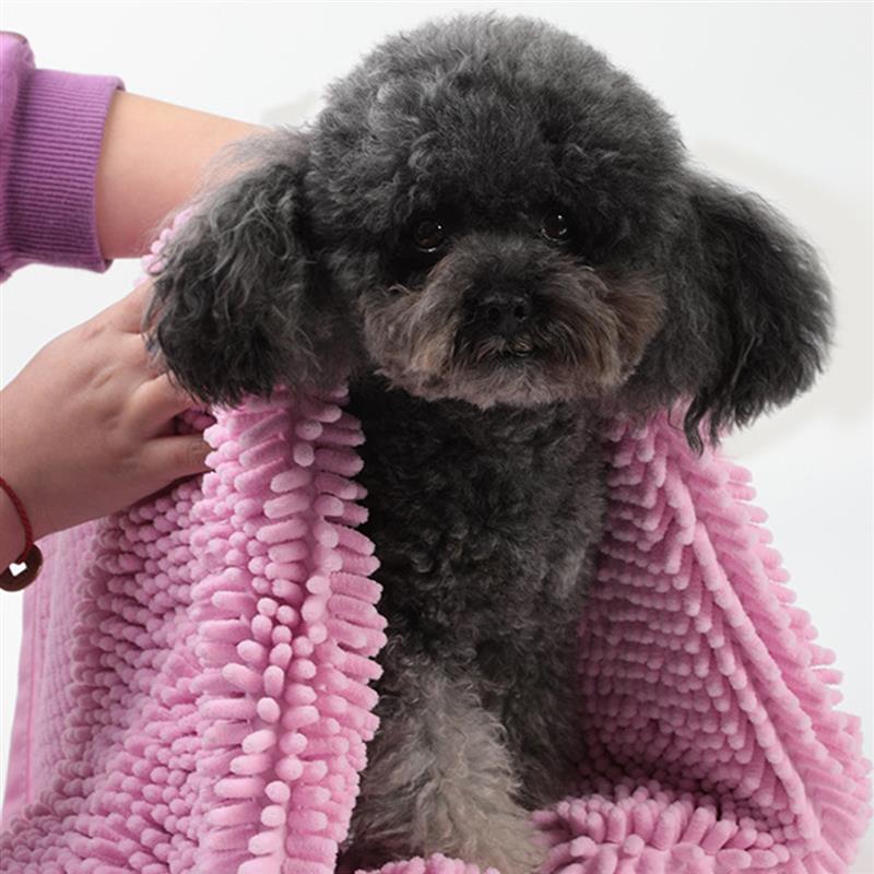 Pet Bath Towel Dog Cat Dry Towls Soft Grooming Massager Absorbent Towel Quick-drying Multipurpose Cleaning Tool Pet Supplies