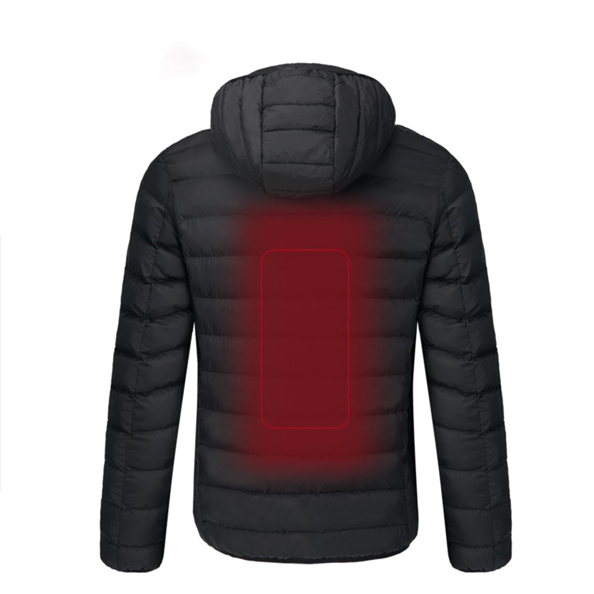 Waterdichte Verwarmde Down Jassen Heren Outdoor Coat USB Elektrische Verwarming Hooded Jassen Warme Winter Winddicht Thermische Jas