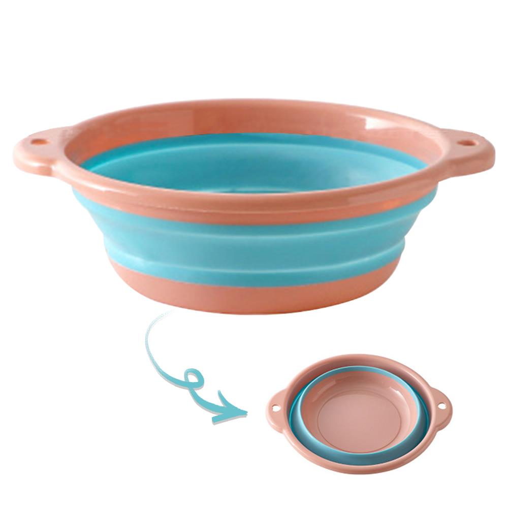 High Capacity Fruit Basin Collapsible Basins Folding Bucket Folding Basin Sport Canoe Outing Outdoor Portable Cleaning Supplies: L