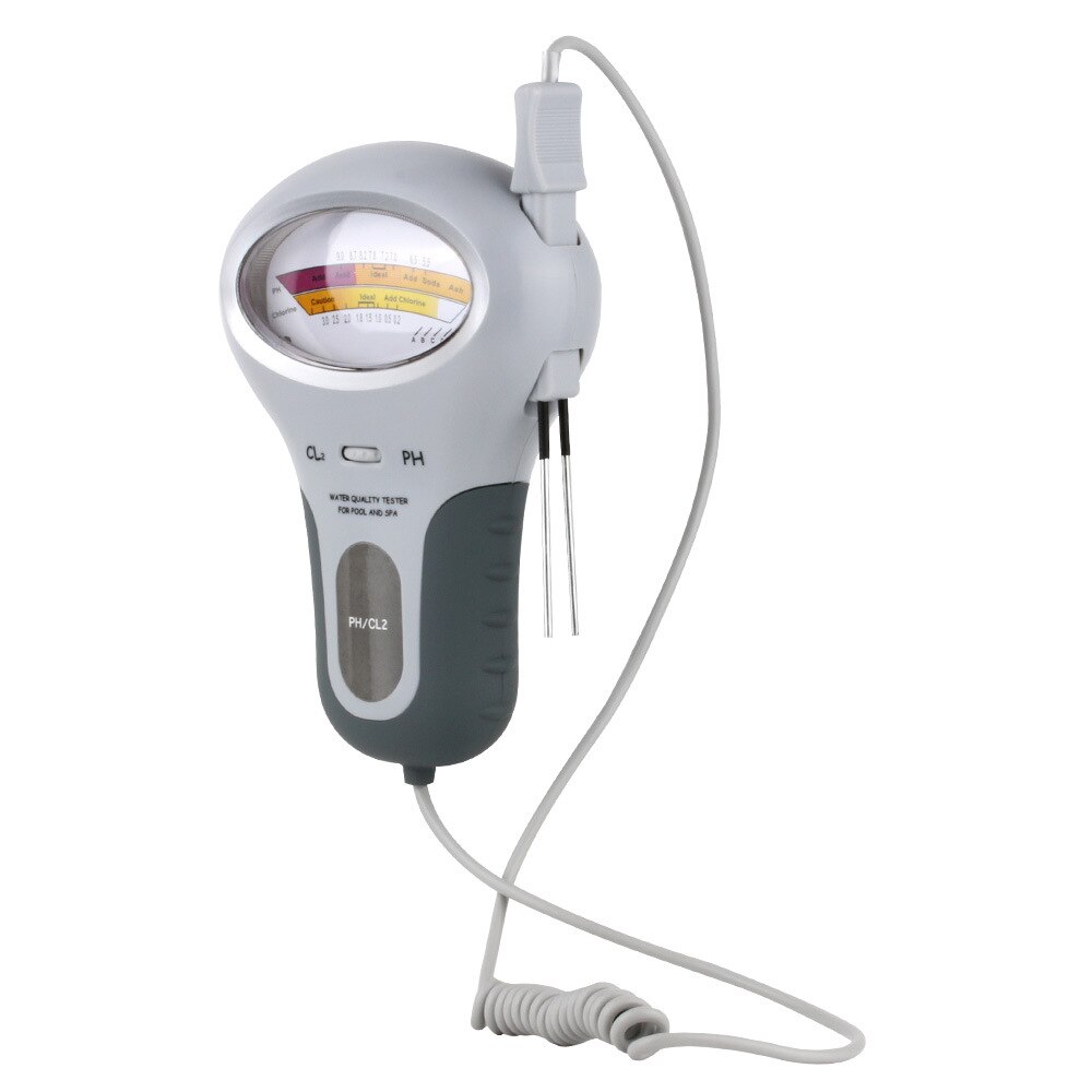 2 in 1 ph chloormeter tester pc -101 ph tester chloorwatertestapparaat gereedschap voor zwembadaquarium draagbaar