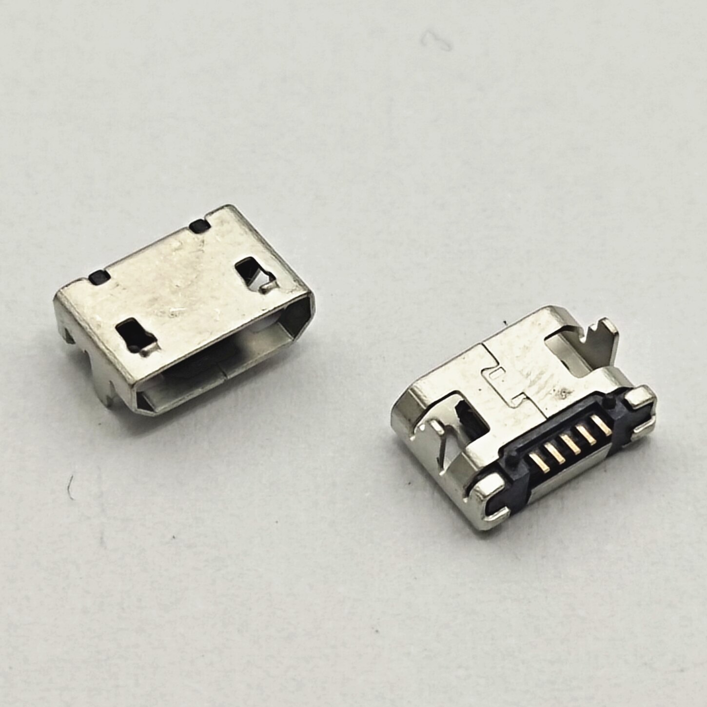 Connecteur Micro USB 5 broches 7.2mm, 100 pièces, sans bouche plate latérale, broche courte DIP2, port de données, connecteur de port de chargement pour prise d'extrémité Mobile