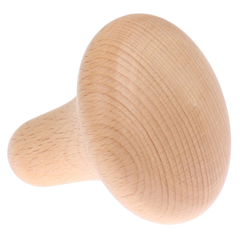 1pc houten traditionele reflexologie hand- en voetmassage-instrumenten, paddenstoelvormig massage-apparaat, drukpunt voor thuiskantoor