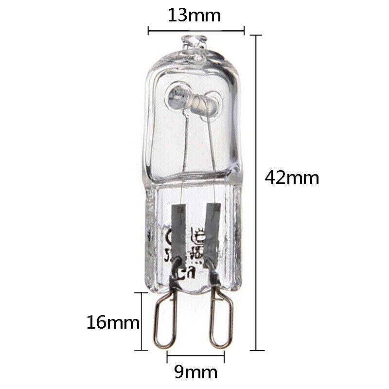 Pære halogen  g4 12v 10w 20w lys  g9 220v 25w 40w 50w 60w varm hvide klart klare glas indendørs kapsel væglamper