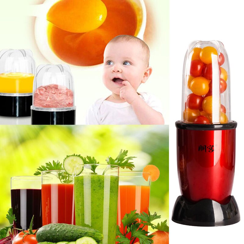 Licuadora eléctrica multifuncional, Mini licuadora automática portátil, mezcladora de batidos para comida de bebé, trituradora de carne, máquina de jugo de fruta