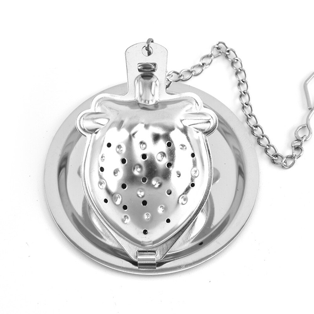 1 Pc Star Moon Tree Shapes Tea Infuser Stainless Steel Reusable Metal Tea Bag Filter Tea Strainer: 8