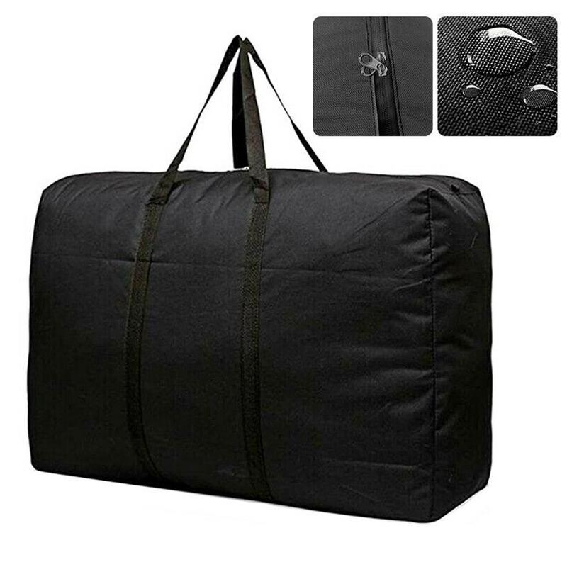 Large Waterproof Moving Luggage Bags Reusable Storage Non-woven Cubes Shopping Tool Fabric Laundry Home Packing Bag G5K7