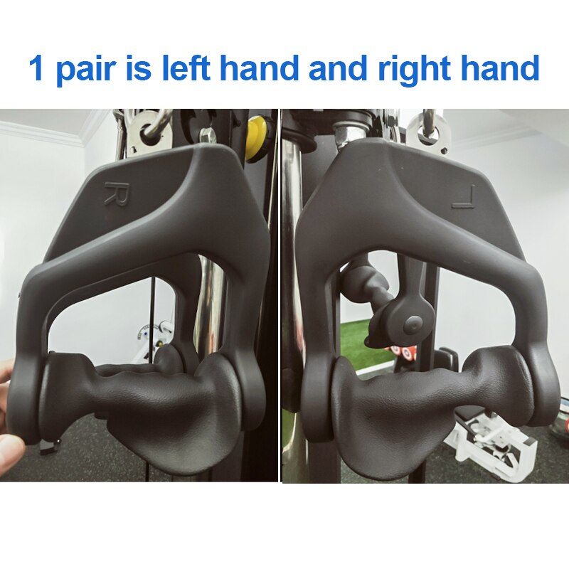 Biceps Triceps Back Rope Lat Pull Down Handle Grips Home Gym Fitness Pulley Cable System Machine Equipment Rowing Bar Accessorie