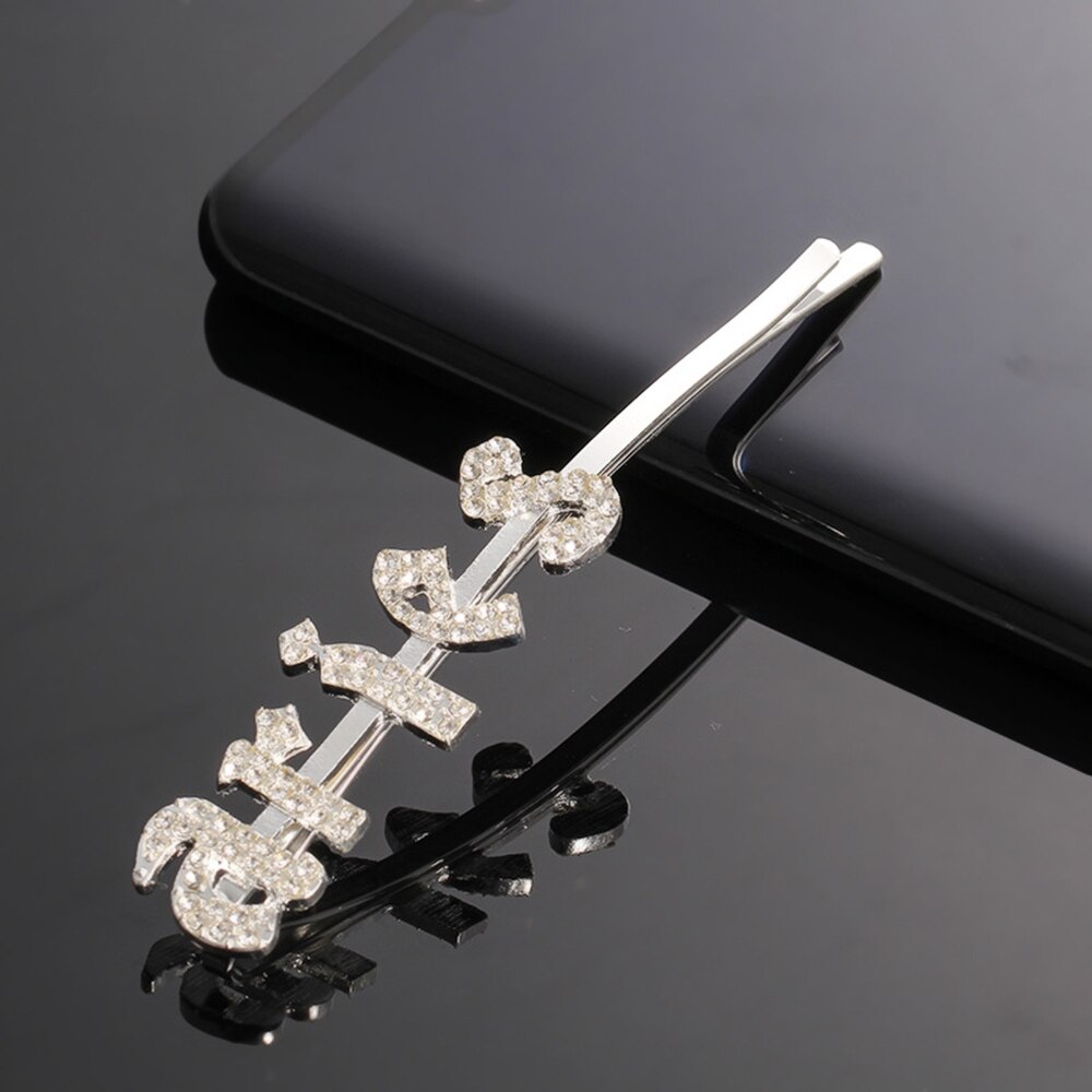 12 zodiac hårnålar trend strass stensatta hårspännen bobby pins bröllop kristall bling brud styling hårspänne