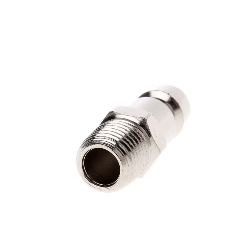 Connecteur de raccord de tuyau d'air Euro à dégagement rapide, filetage mâle BSP de 1/4 pouces