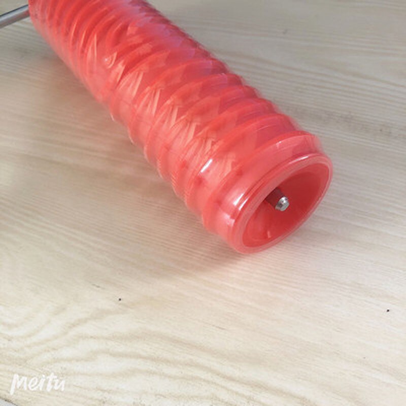 1PC szczotka rolkowa rolki drukarskie wytłoczony miękki klej plastikowy uchwyt czerwony multi-wzór farba robić ścian zestaw przybory robić dekoracji domu na żywo