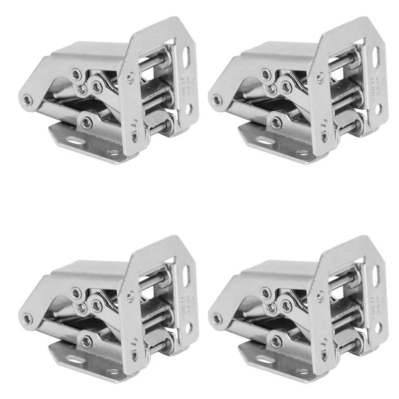 10 Set Cabinet Hinge No-Drilling Hole Soft Closing Door Hinge for Cabinet Wardrobe Door Hinge