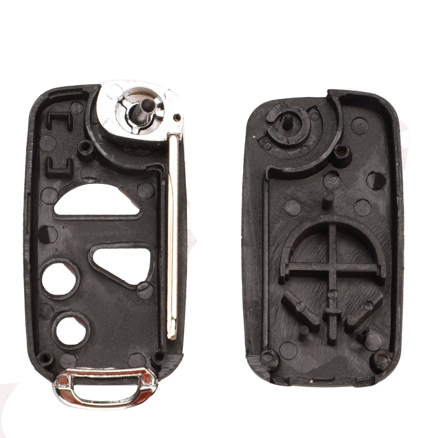 Bilchave 4 Buttons Replacement Modified Folding Flip Remote Car Key Shell For NISSAN Sunny Cefiro Uncut Blade Key Case